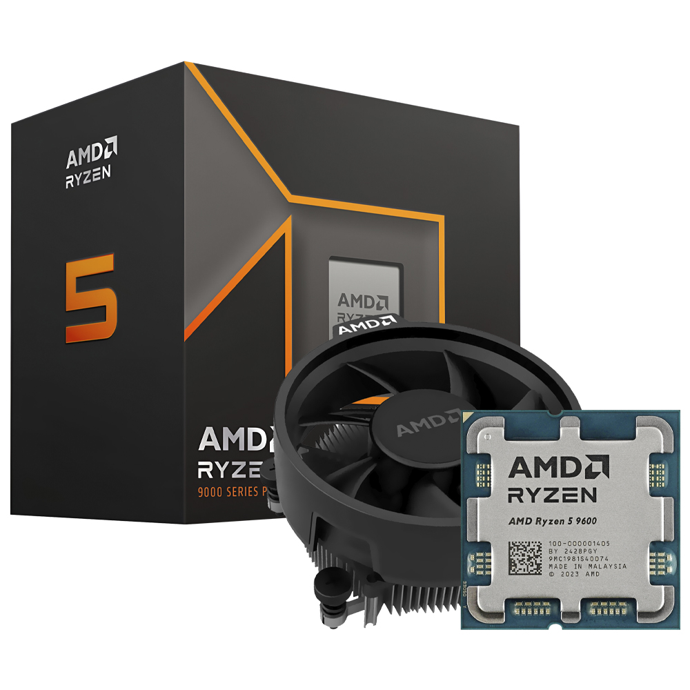Processador AMD Ryzen 5 9600 Socket AM5 / 3.8GHz / 38MB