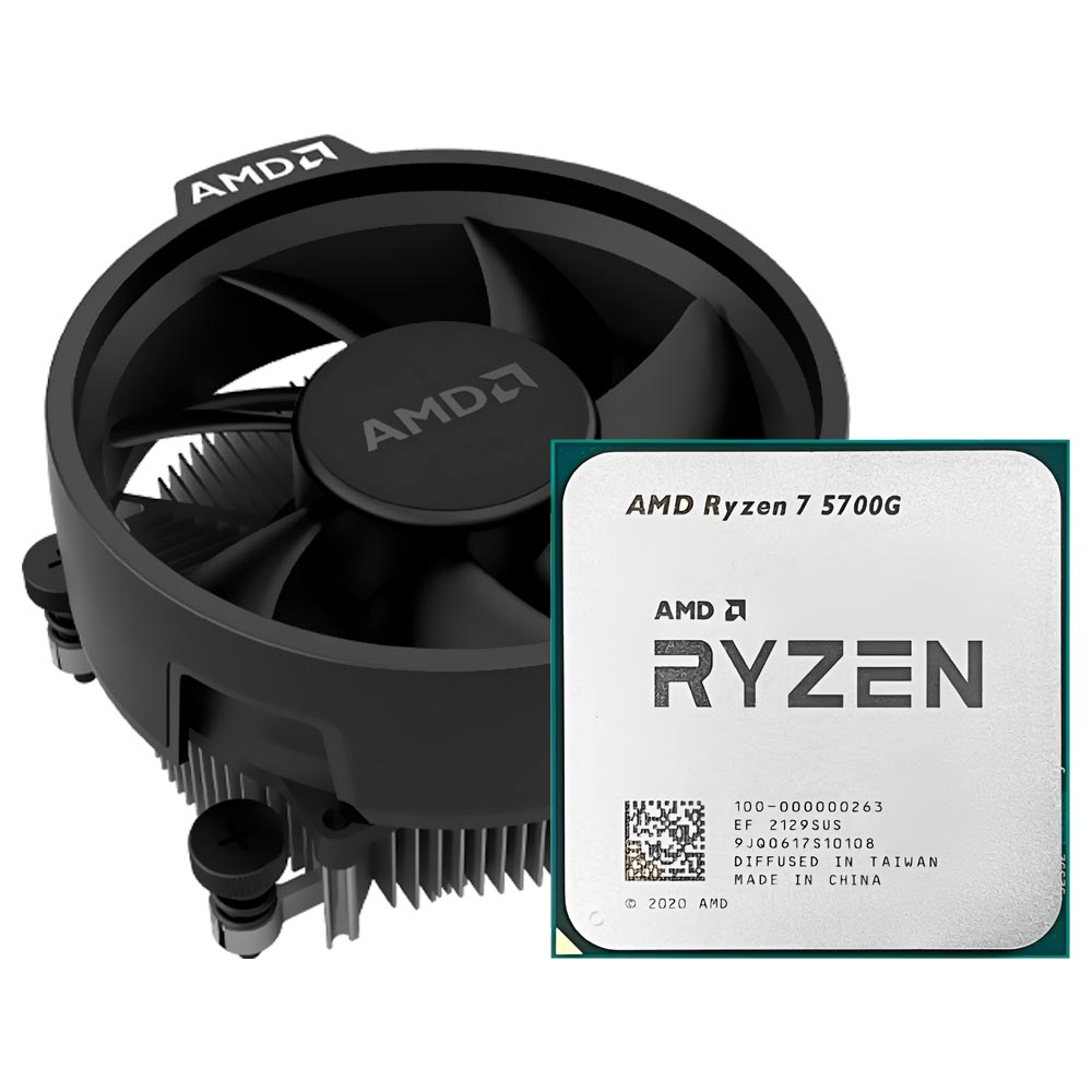 Processador AMD Ryzen 7 5700G Socket AM4 / 3.8GHz / 20MB no