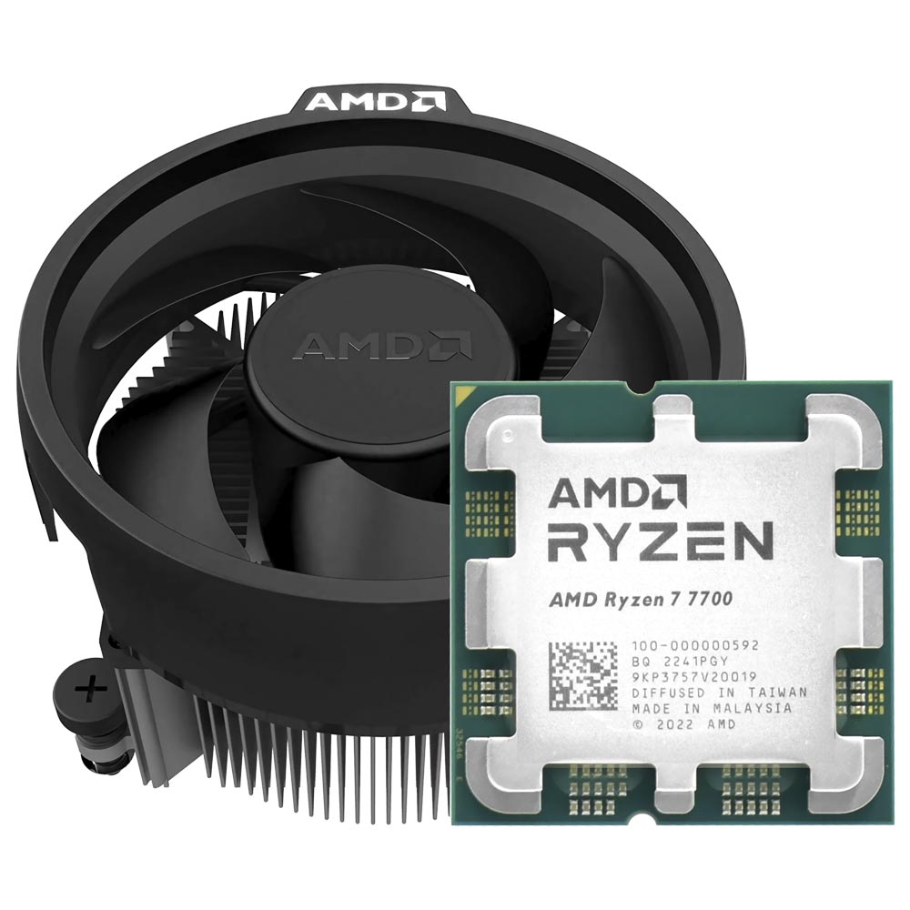 AMD Ryzen 7 7700 CPU AM5ソケット Processador AMD Ryzen 7 7700 Socket AM5 / 3.8GHz / 40MB no