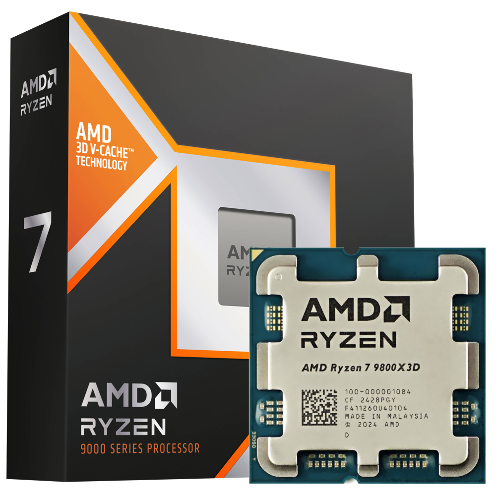 Processador AMD Ryzen 7 9800X3D Socket AM5 / 5.2 / 104MB no