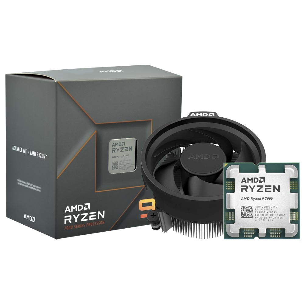 Processador AMD Ryzen 9 7900 Socket AM5 / 3.7GHz / 76MB