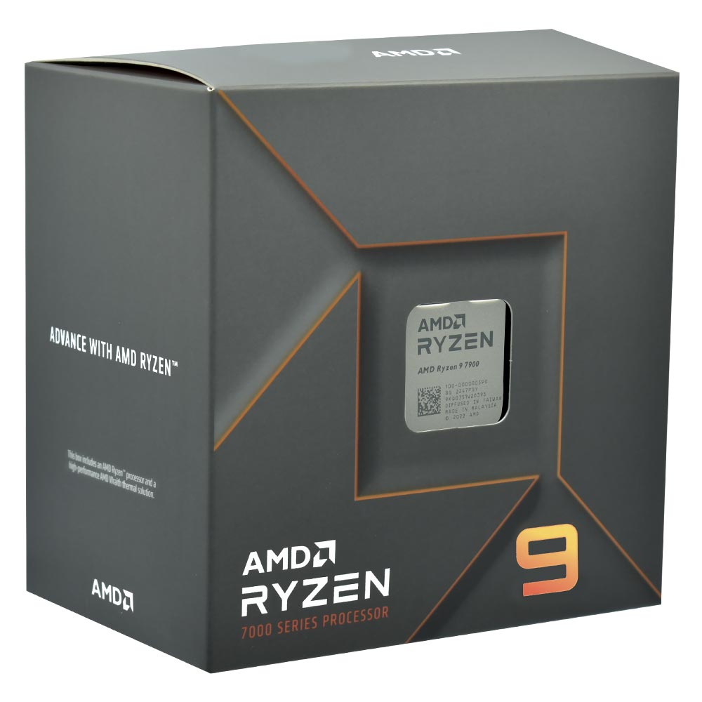Processador AMD Ryzen 9 7900 Socket AM5 / 3.7GHz / 76MB no