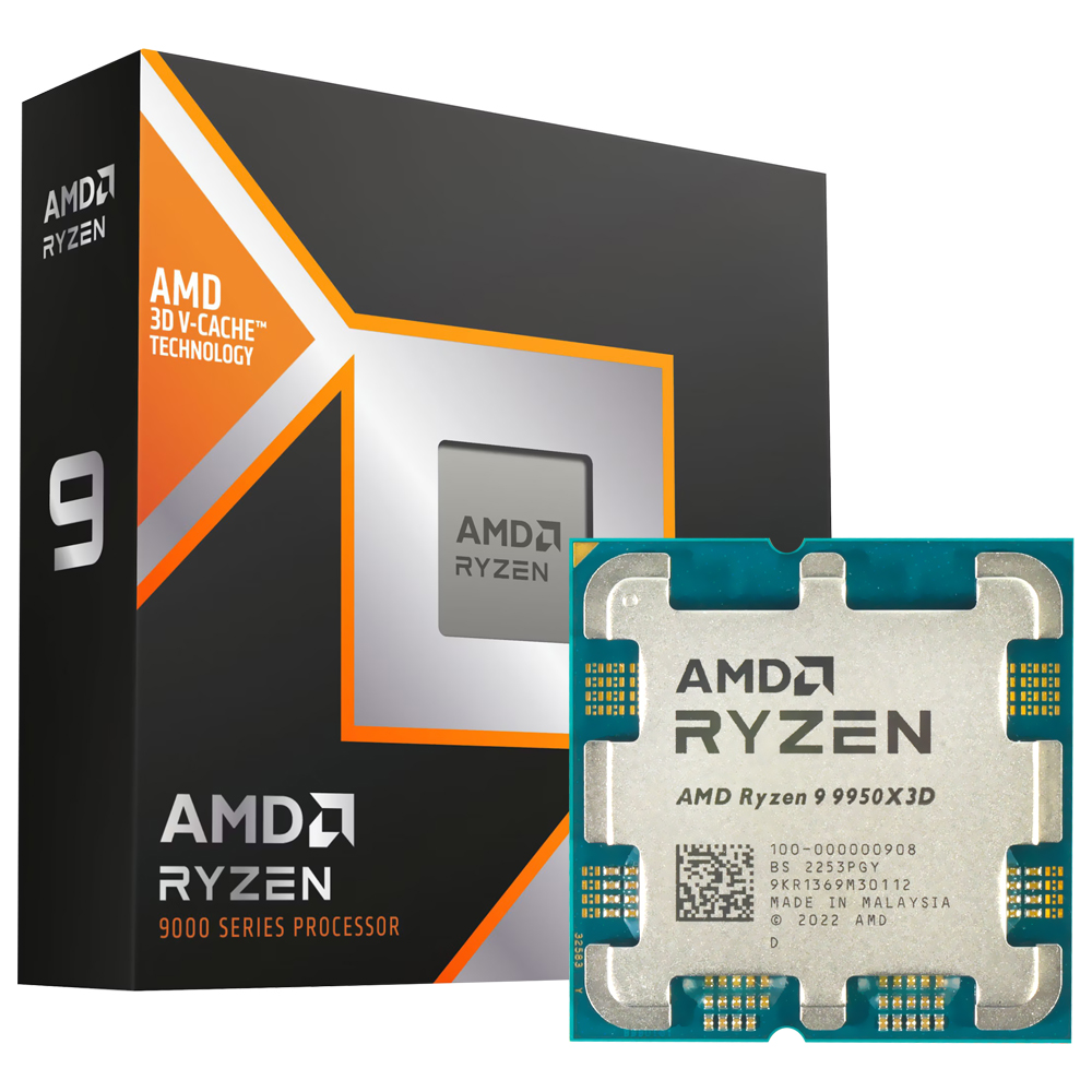 Processador AMD Ryzen 9 9950X3D Socket AM5 / 4.3GHz / 144MB no