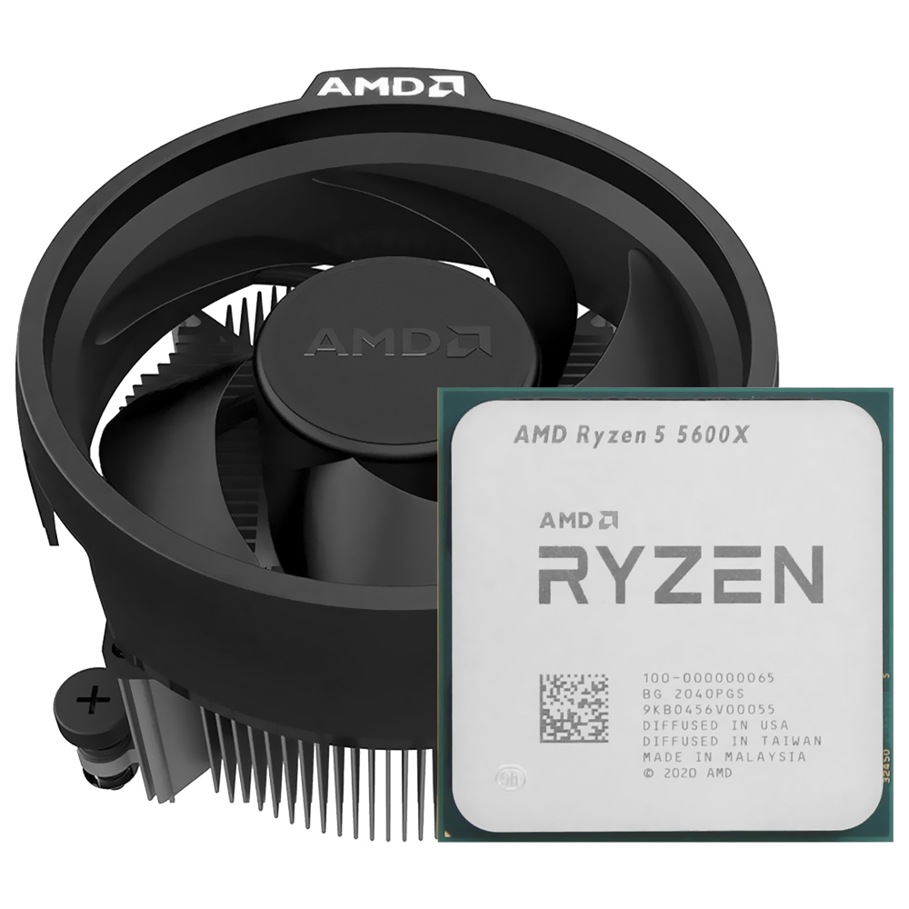 Processador AMD Ryzen R5 5600X Socket AM4 / 4.6GHz / 35MB 