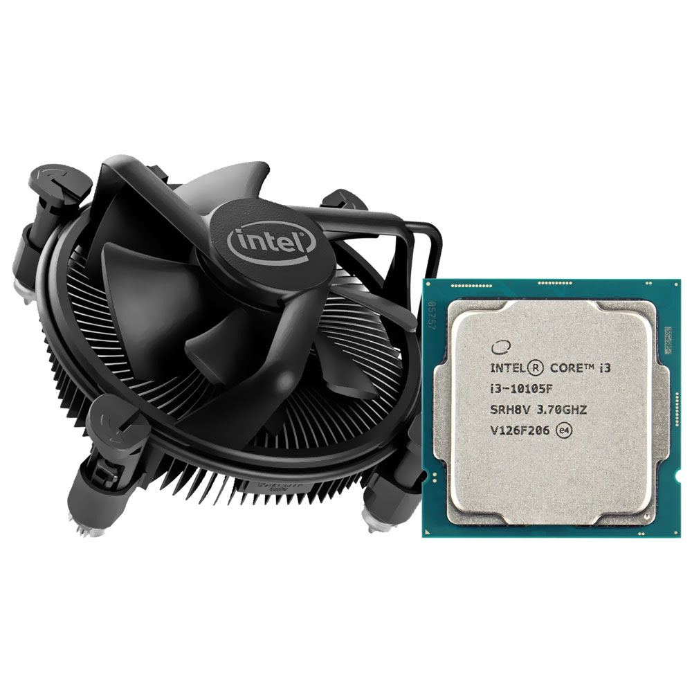 Processador Intel Core i3 10105F Socket LGA 1200 / 3.7GHz / 6MB