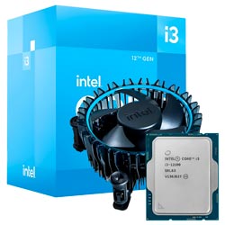 Processador Intel Core i3 12100 Socket LGA 1700 / 3.30GHz / 12MB 