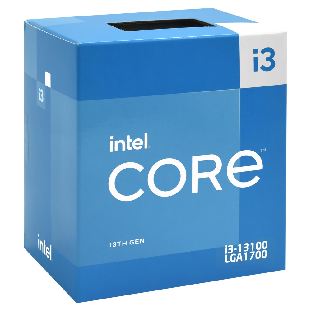 Processador Intel Core i3 13100 Socket LGA 1700 / 3.4GHz / 12MB no