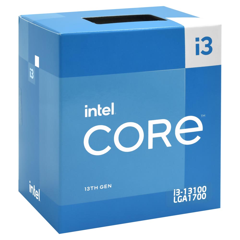 Processador Intel Core i3 13100 Socket LGA 1700 / 3.4GHz / 12MB 