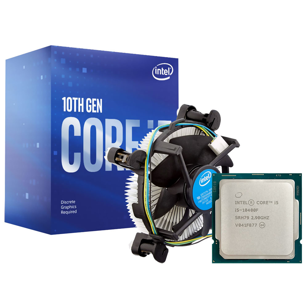 Intel i5-10400F 10th generation Core processor with 6 cores, 12