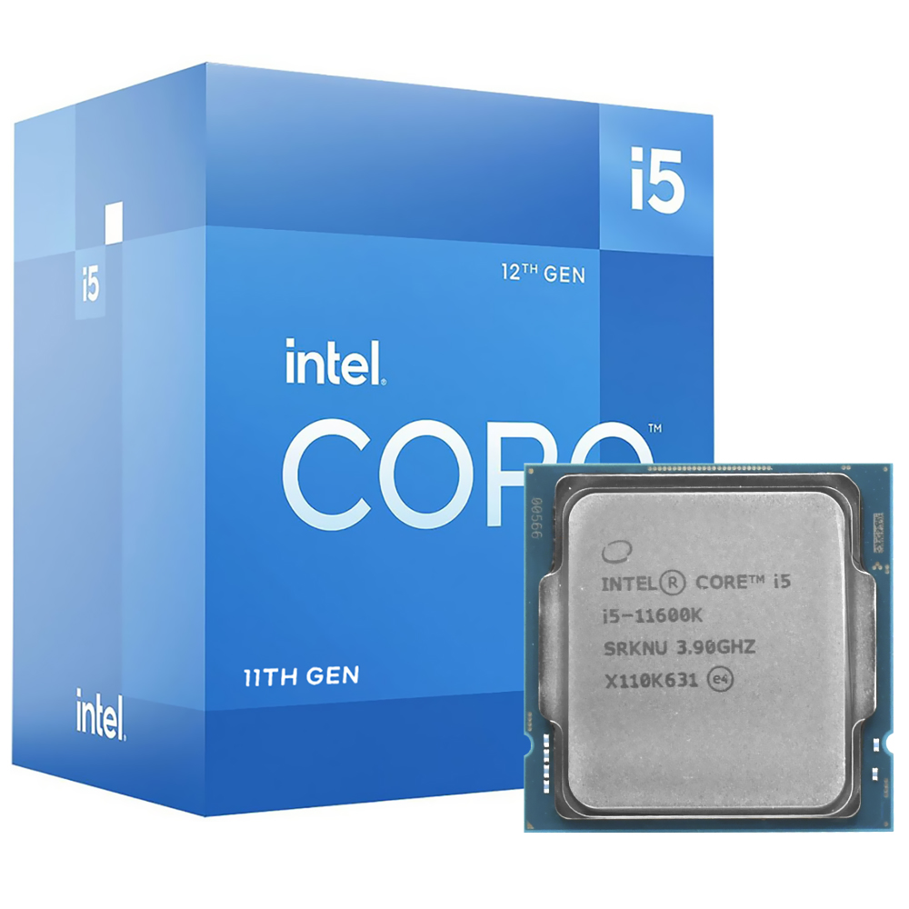 Processador Intel Core i5 11600K Socket LGA 1200 / 3.9GHz / 12MB 