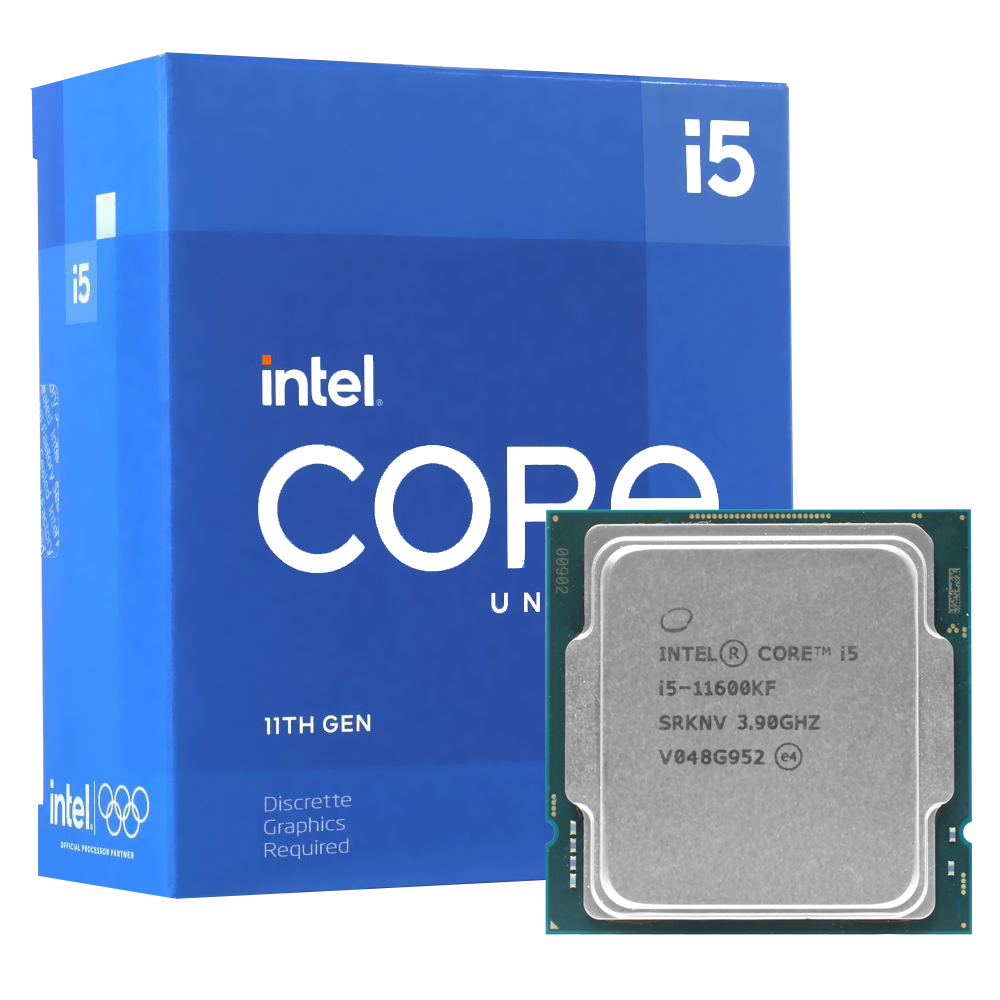 Processador Intel Core i5 11600KF Socket LGA 1200 / 3.9GHz / 12MB 