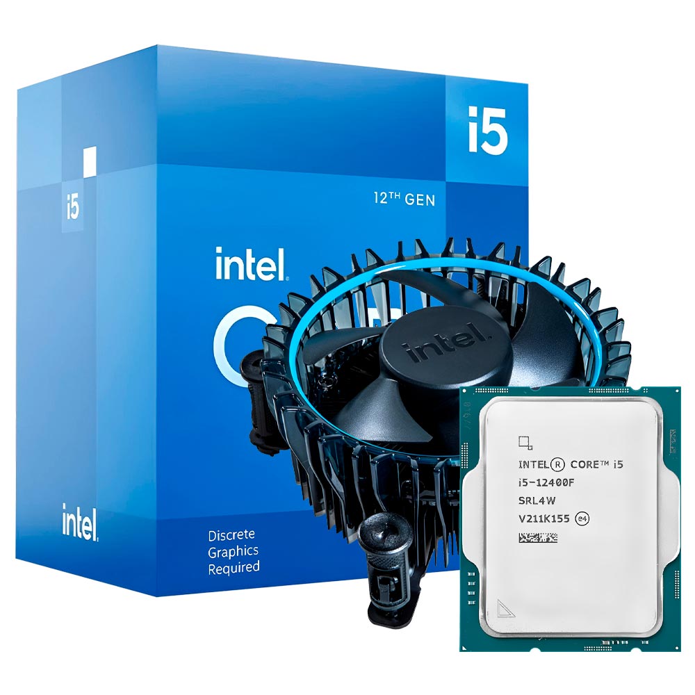 Processador Intel Core i5 12400F Socket LGA 1700 / 2.50GHz / 18MB