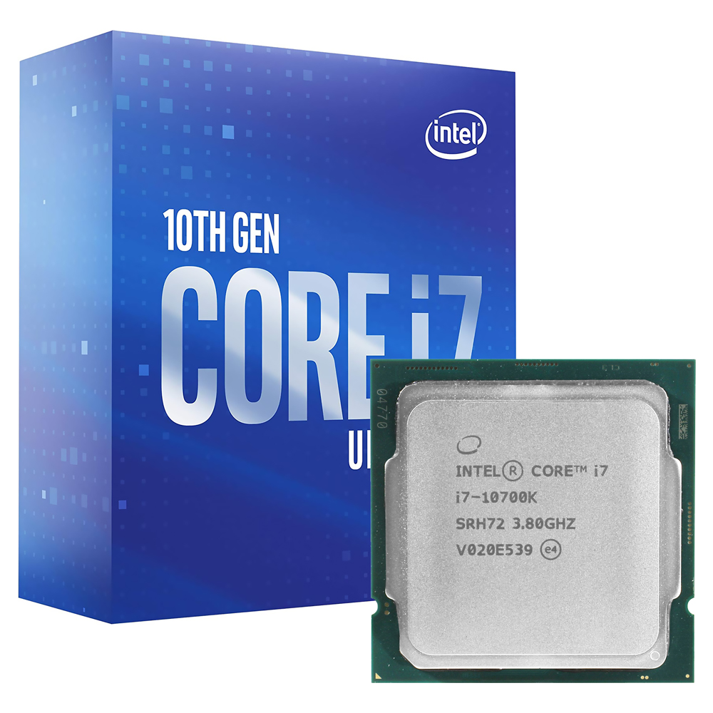 Processador Intel Core i7 10700K Socket LGA 1200 / 3.8GHz / 16MB no  Paraguai - Visão Vip Informática - Compras no Paraguai - Loja de Informática