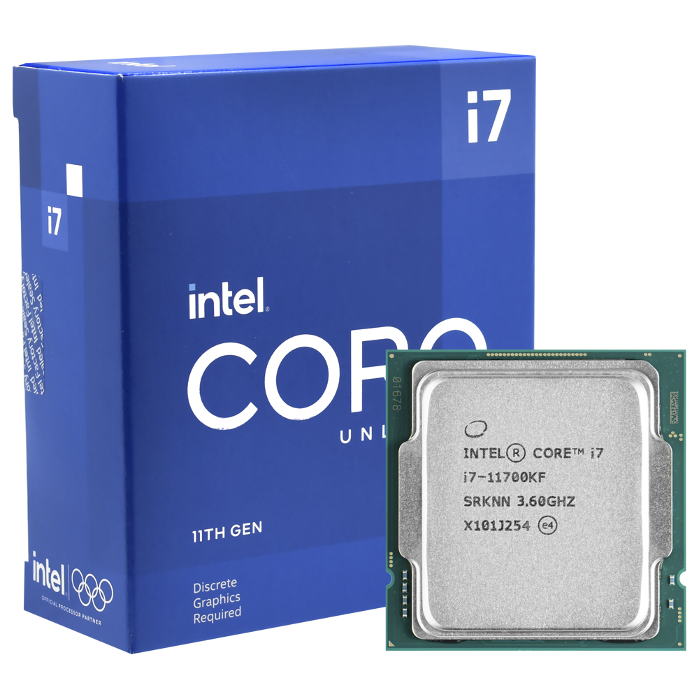 CPU Intel Core i7-11700K 11th Gen CPU Processador Intel Core i7 11700KF Socket LGA 1200 / 3.6GHz / 16MB