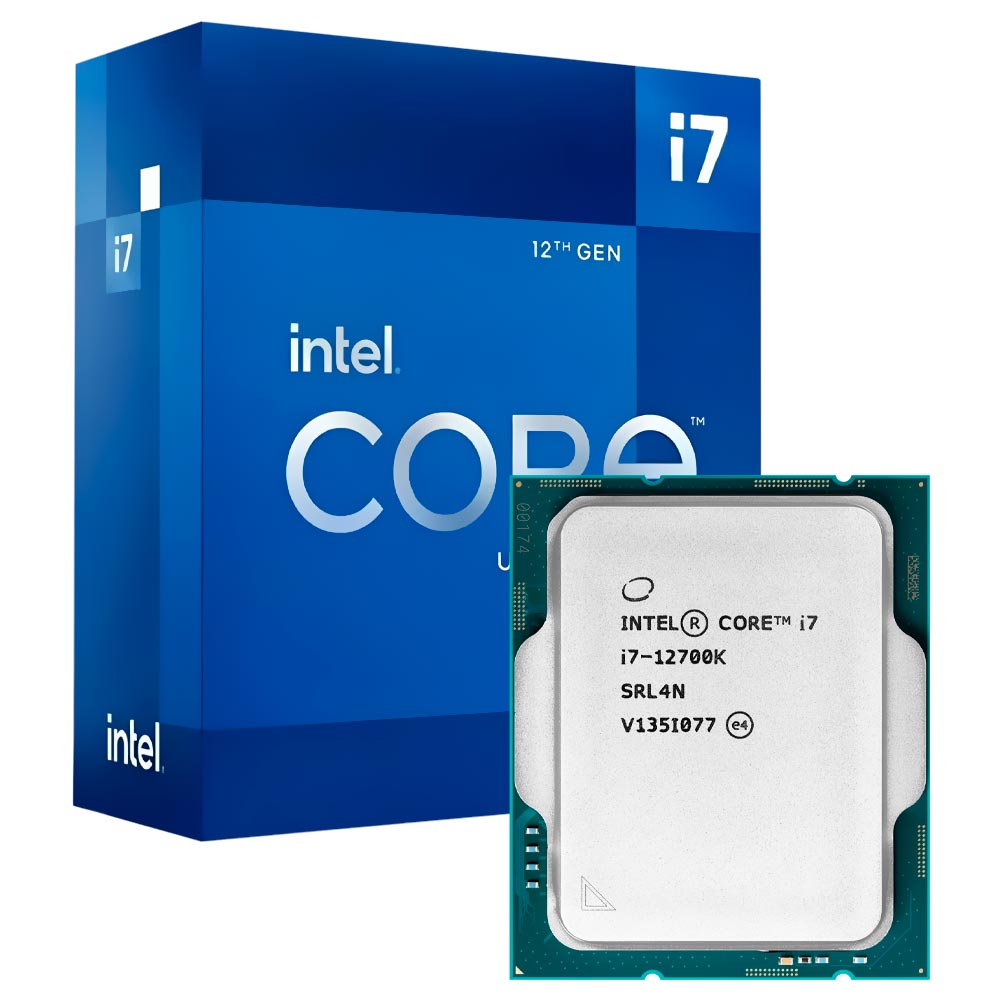CPU intel core i7-12700k Processador Intel Core i7 12700K Socket LGA 1700 / 3.6GHz