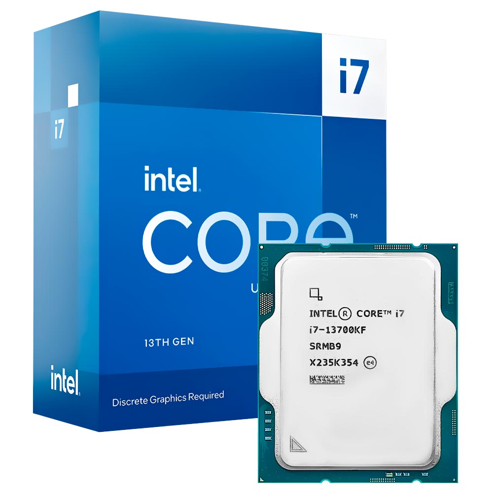 CPU Intel Core i7-13700KF CPU Processador Intel Core i7 13700KF Socket LGA 1700 / 2.5GHz / 30MB
