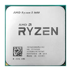 Processador AMD Ryzen 5 1600 Socket AM4 / 3.6GHz / 19MB - OEM