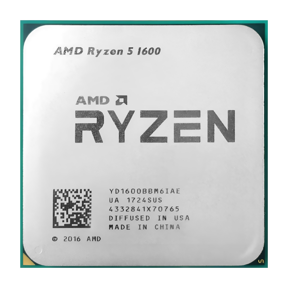 Processador AMD Ryzen 5 1600 Socket AM4 / 3.6GHz / 19MB - OEM