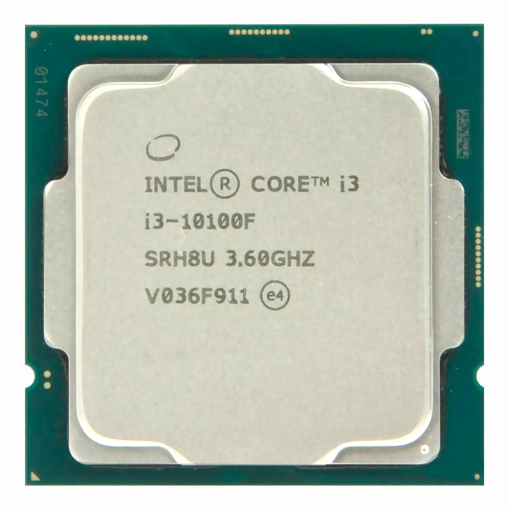 Processador Intel Core i3 10100F Socket LGA 1200 / 3.6GHz / 6MB - OEM