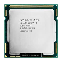 Processador Intel Core i3 540 Socket LGA 1156 / 3.06GHz / 4MB - OEM