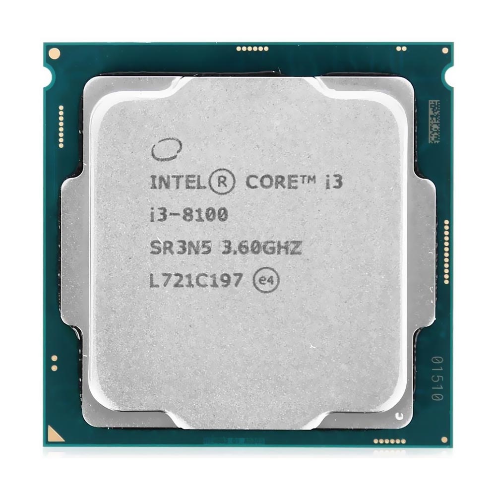 Processador Intel Core i3 8100 Socket LGA 1151 / 3.6GHz / 6MB