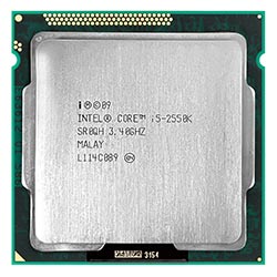 Processador Intel Core i5 2550K Socket LGA 1155 / 3.4GHz / 6MB - OEM