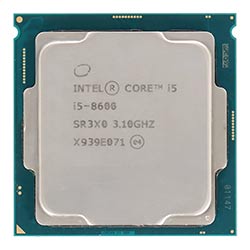 Processador Intel Core i5 8600 Socket LGA 1151 / 3.1GHz / 9MB - OEM