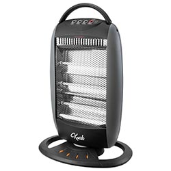 Aquecedor KRAB Cuarzo Oscilante KBEO1200 1200W / 110V - Cinza