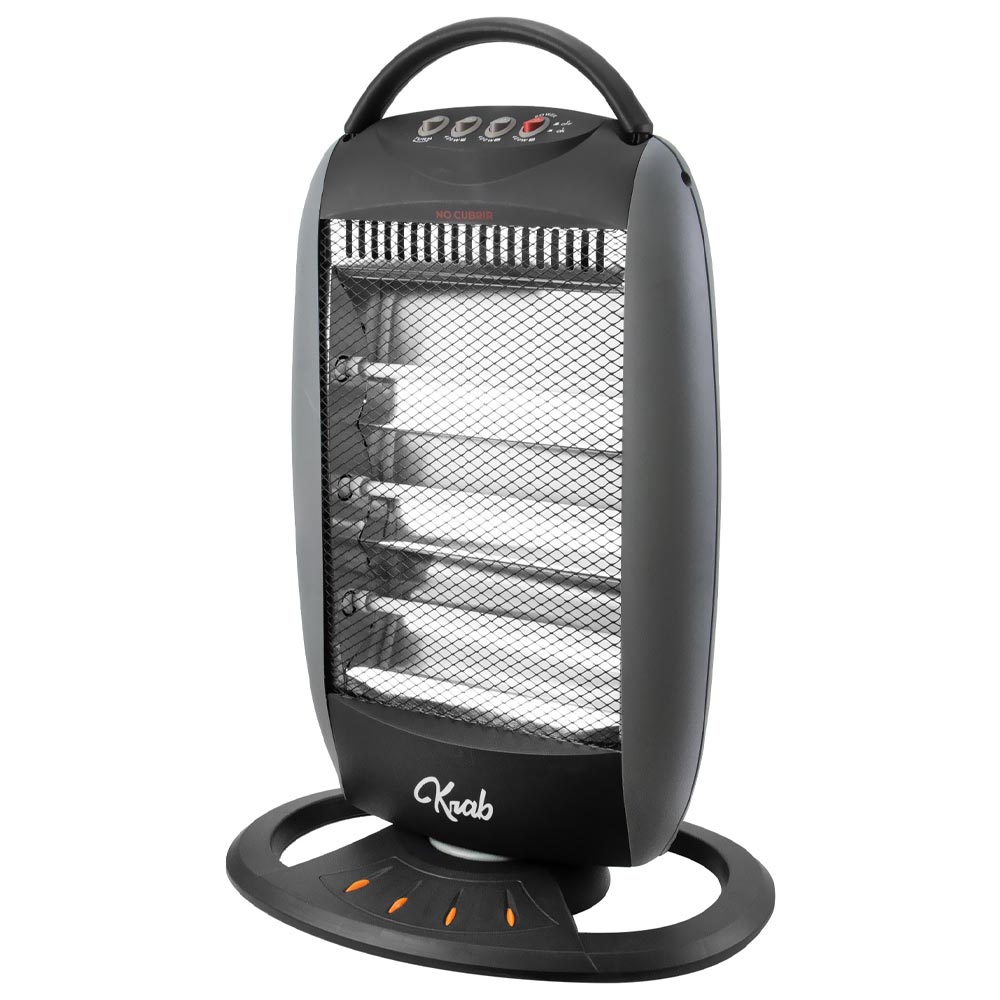 Aquecedor KRAB Cuarzo Oscilante KBEO1200 1200W / 110V - Cinza