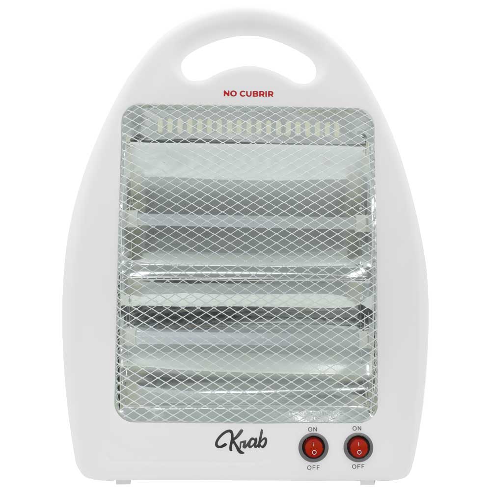 Aquecedor Portátil KRAB Cuarzo KBEP800 800W / 220V - Branco