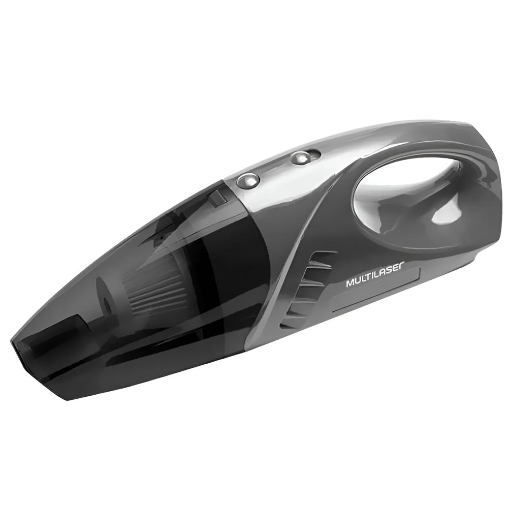 Aspirador Portátil para Carro Multilaser AU614 - Preto - Cinza