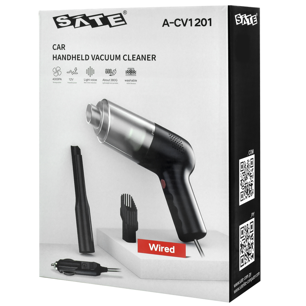 Aspirador Portátil Satellite Vacuum Cleaner A-CV1201 - Preto