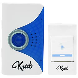 Campainha Eletrônica KRAB KBTEI36 / Wireless - Branco