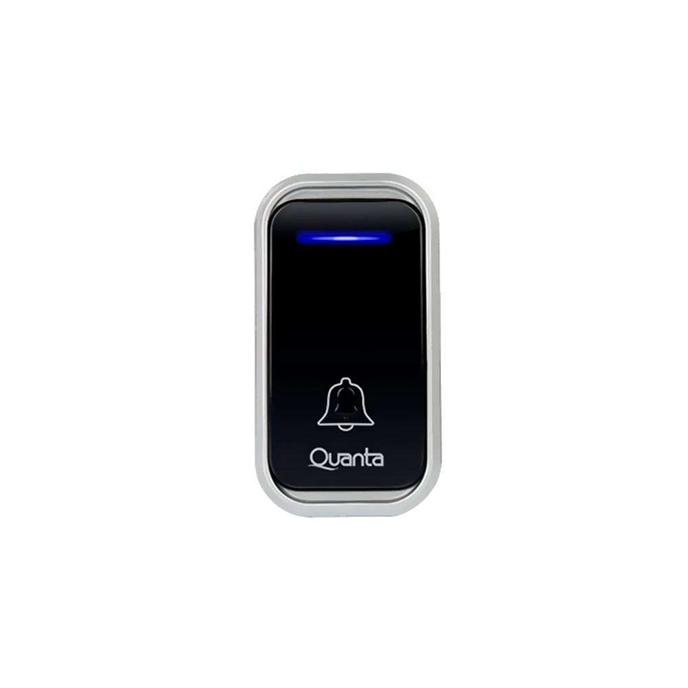 Campainha Eletrônica Quanta QTCWE05 Wireless - Preto