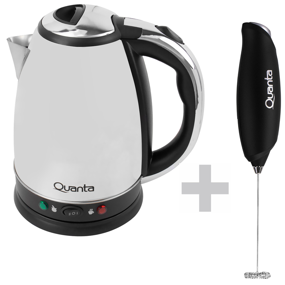 Chaleira Elétrica Quanta QTC850 2L / 220V - Preto + Mini Mixer QTMPO30