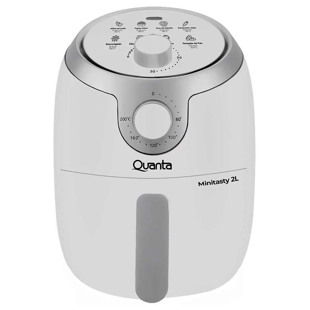 Fritadeira Elétrica Air Fryer Quanta QTAF230 2L / 220V - Branco