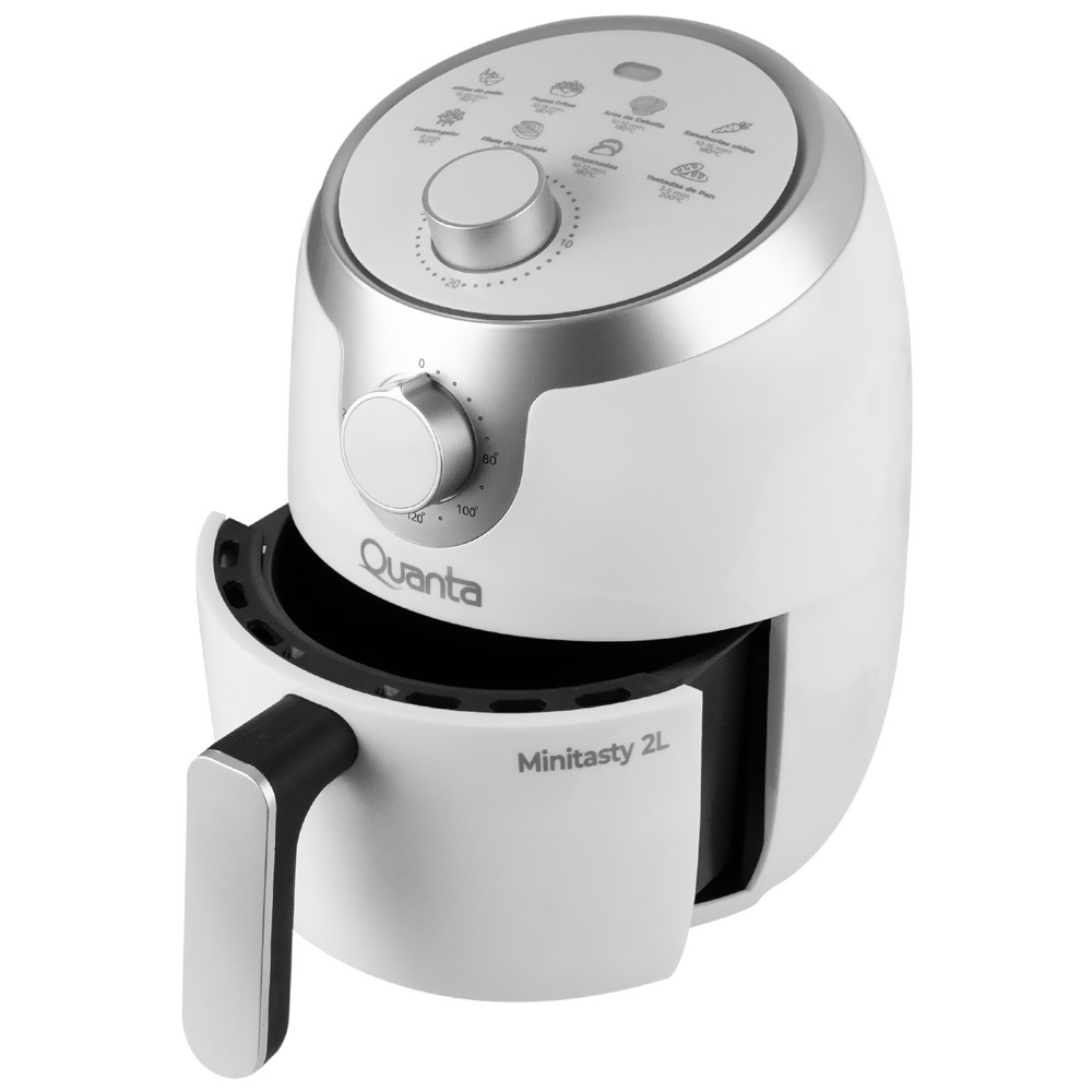 Fritadeira Elétrica Air Fryer Quanta QTAF230 2L / 220V - Branco