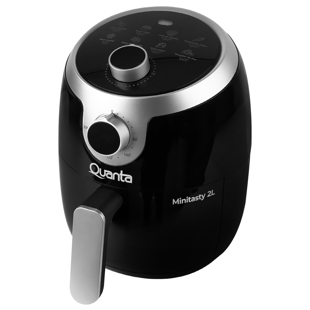 Fritadeira Elétrica Air Fryer Quanta QTAF230 2L / 220V - Preto