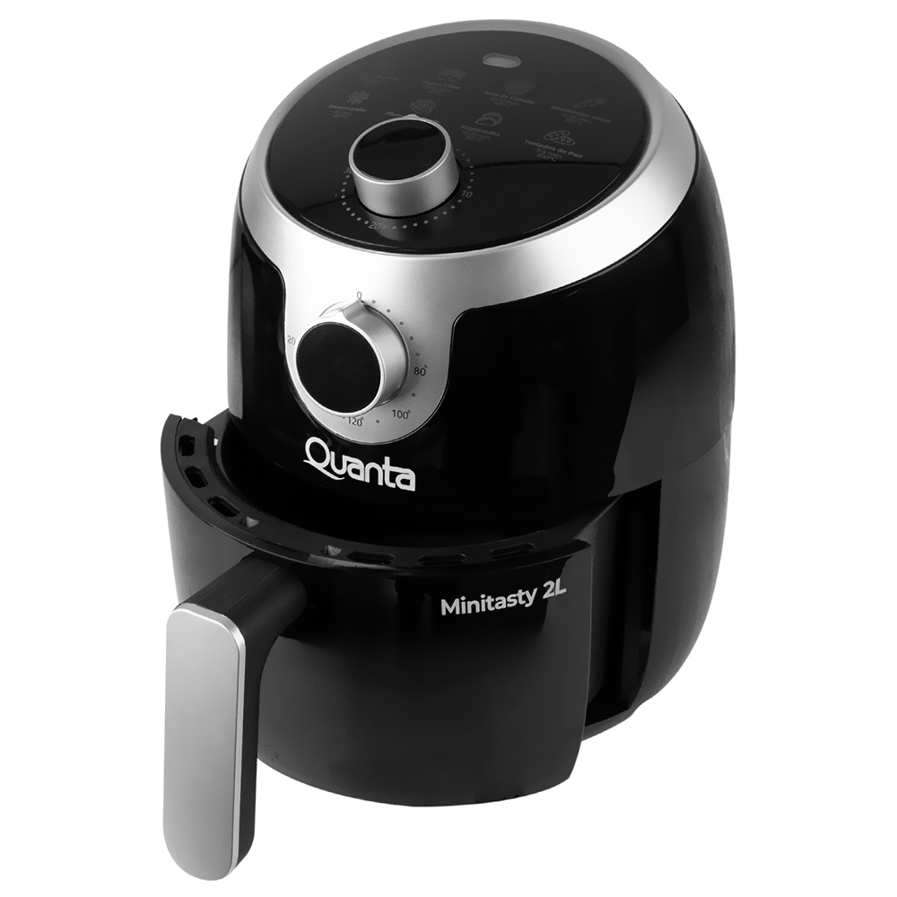 Fritadeira Elétrica Air Fryer Quanta QTAF230 2L / 220V - Preto