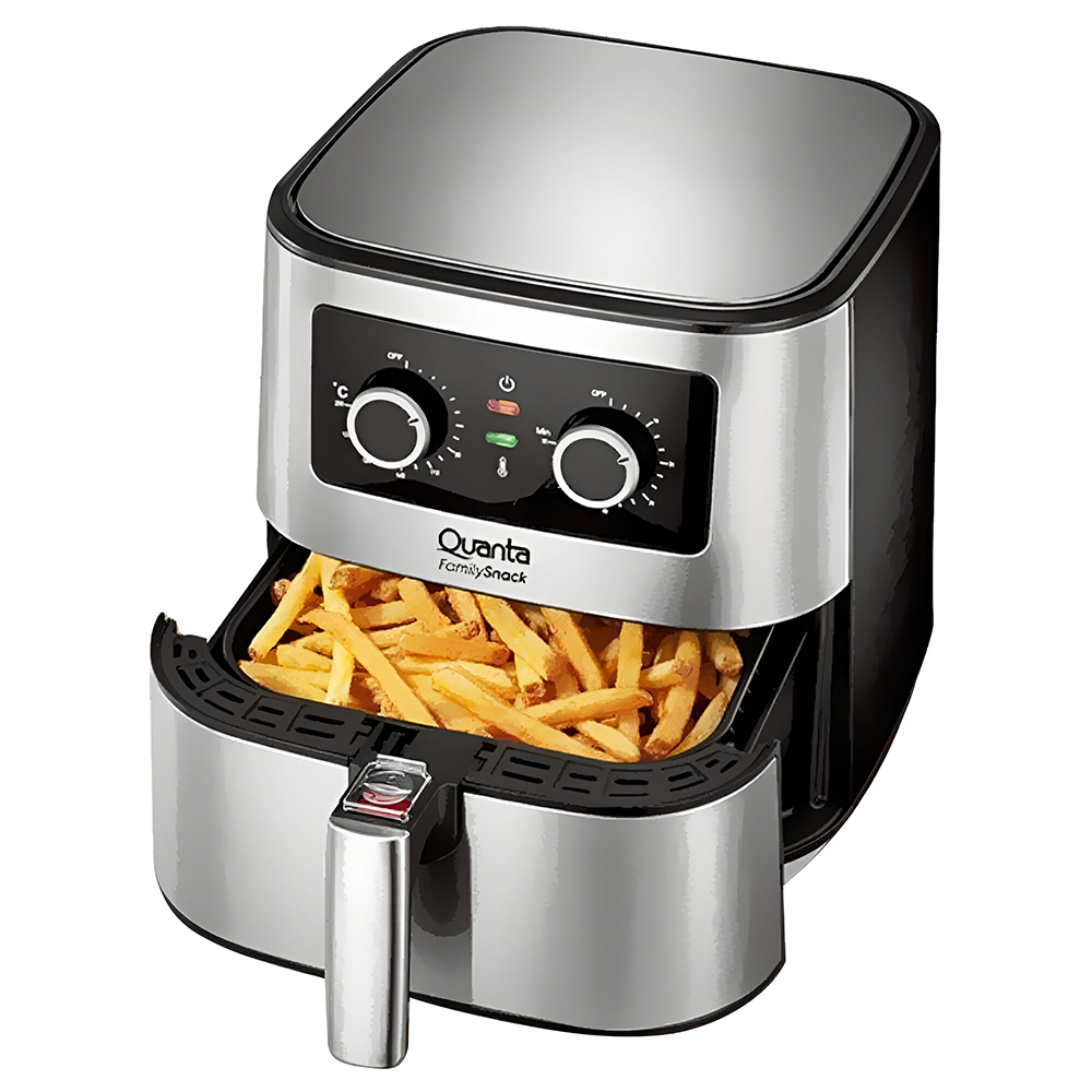 Fritadeira Elétrica Quanta QTAF500 Air Fryer 5.5L / 220V - Prata