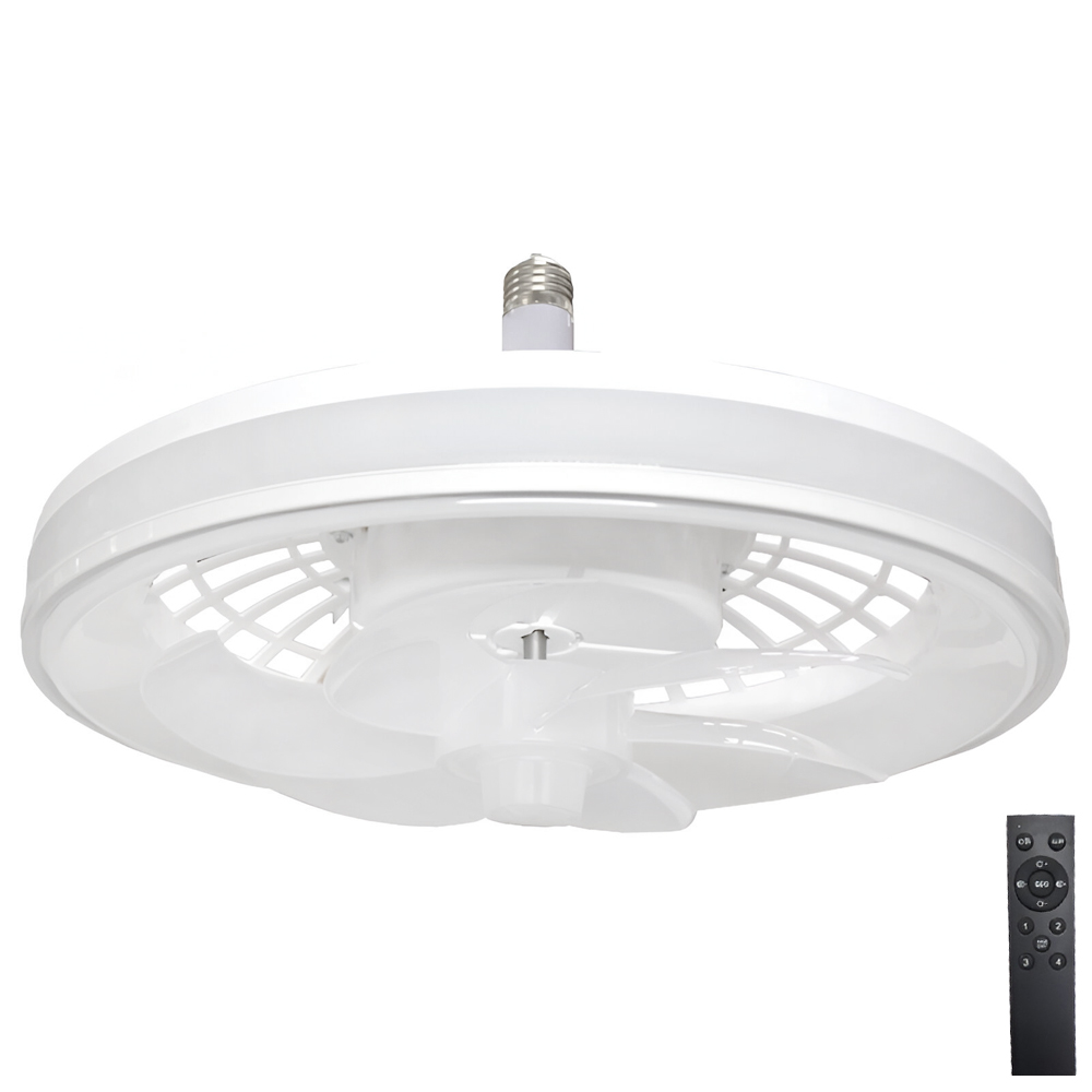 Ventilador com Lâmpada Satellite A-F2705 34W / Bivolt - Branco (Teto)