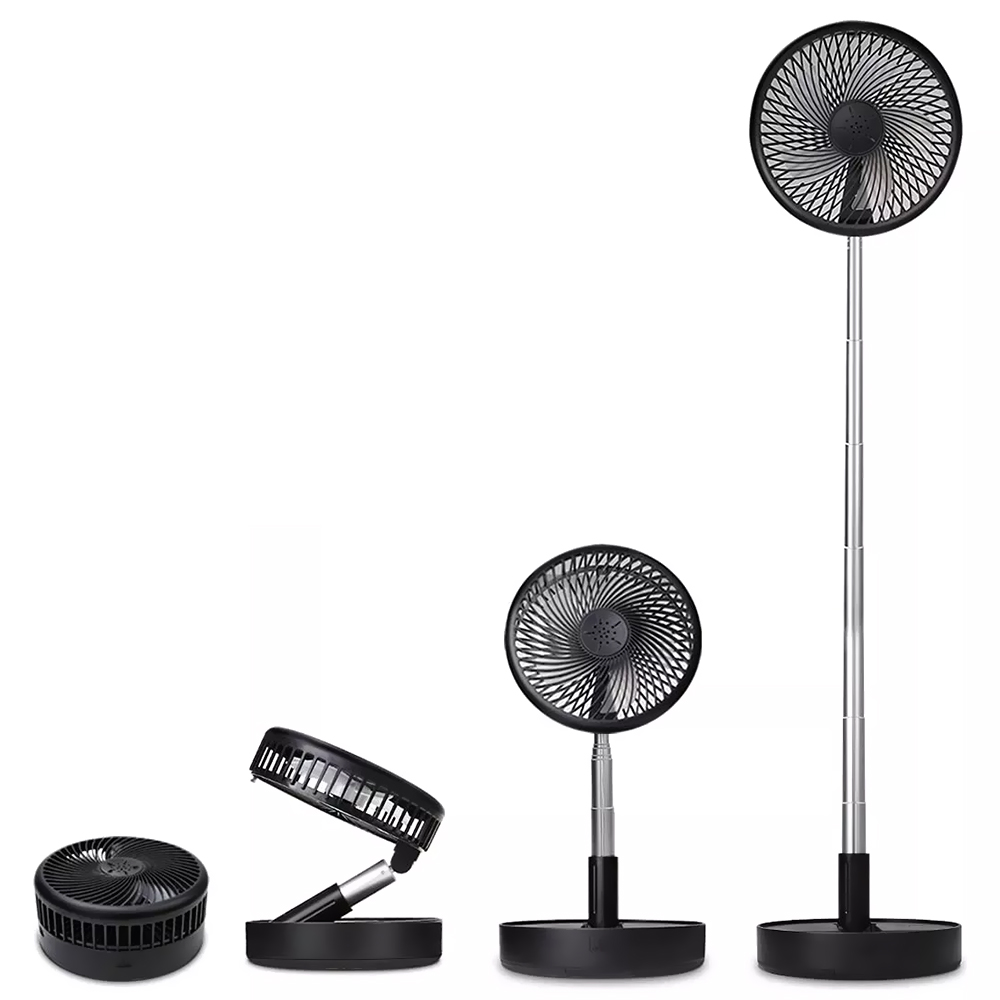 Ventilador Portátil Satellite A-F0824 Recarregável - Preto