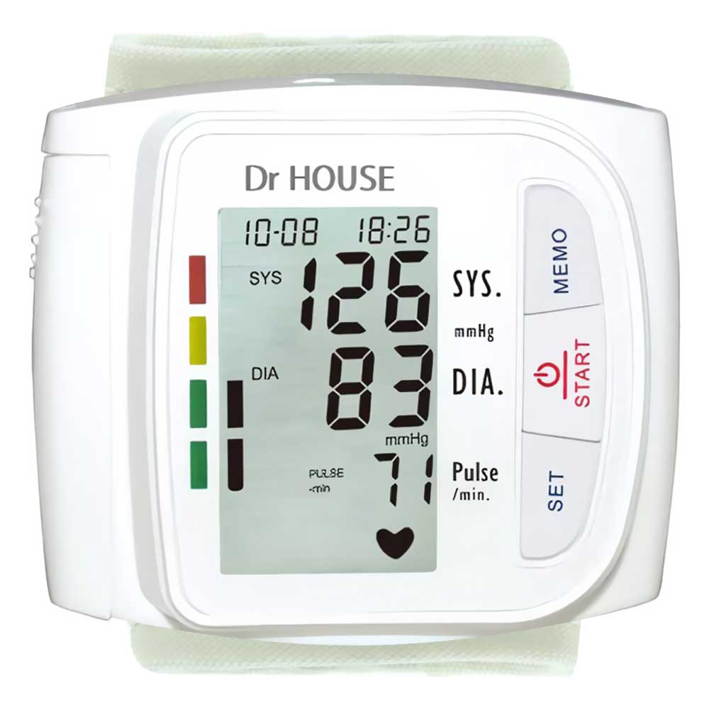 Medidor de Pressão Dr House 3005-1 Pulso - Branco