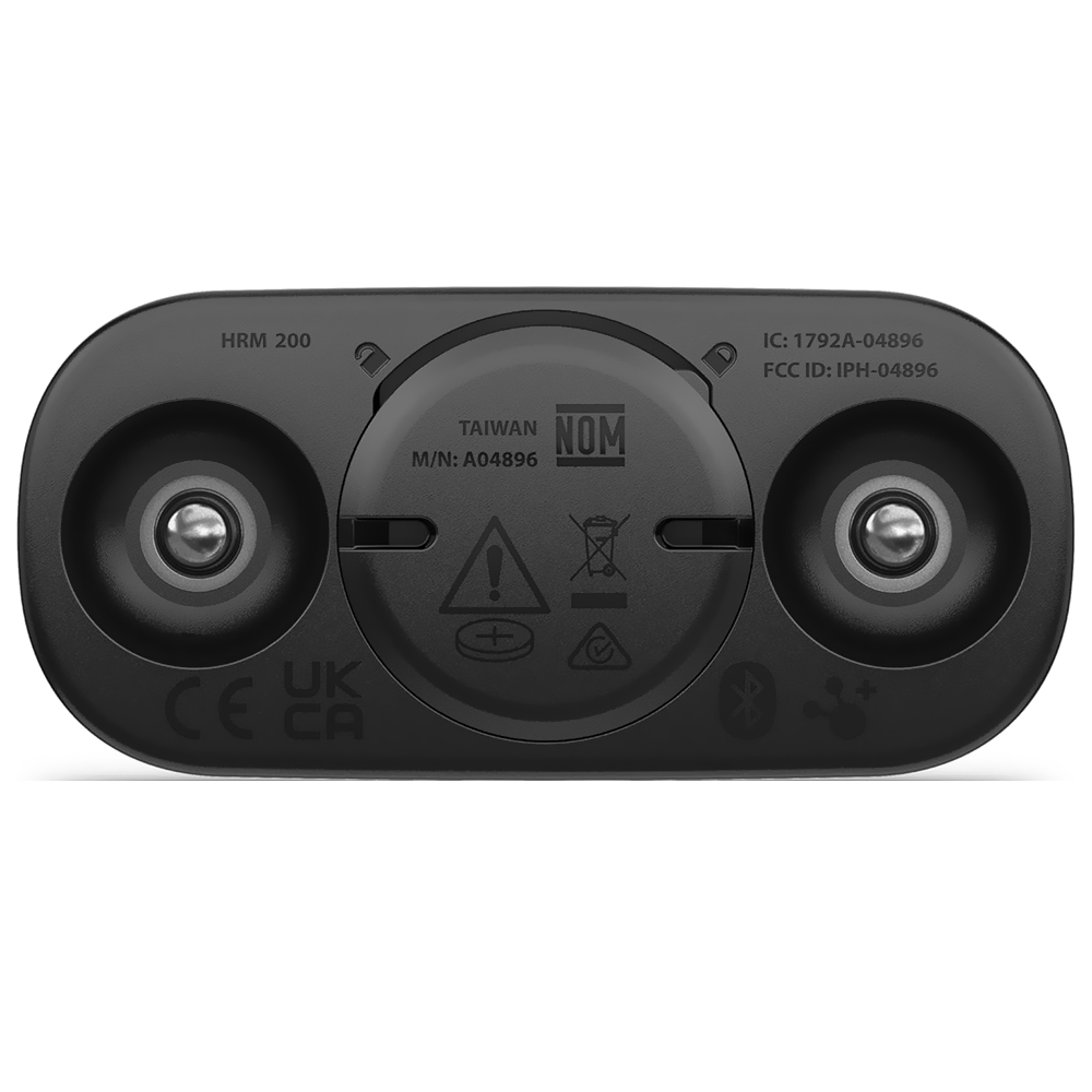 Sensor de Frequência Cardíaca Garmin HRM 200 / M-XL - Preto (010-13388-00)