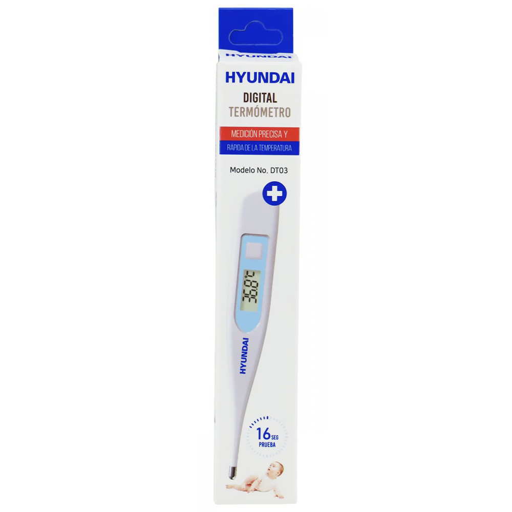 Termômetro Digital Hyundai DT03 - Branco / Azul