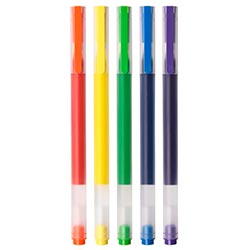 Caneta Xiaomi Mi High Capacity Gel Pen MJZXB03WCHW - Kit com 5