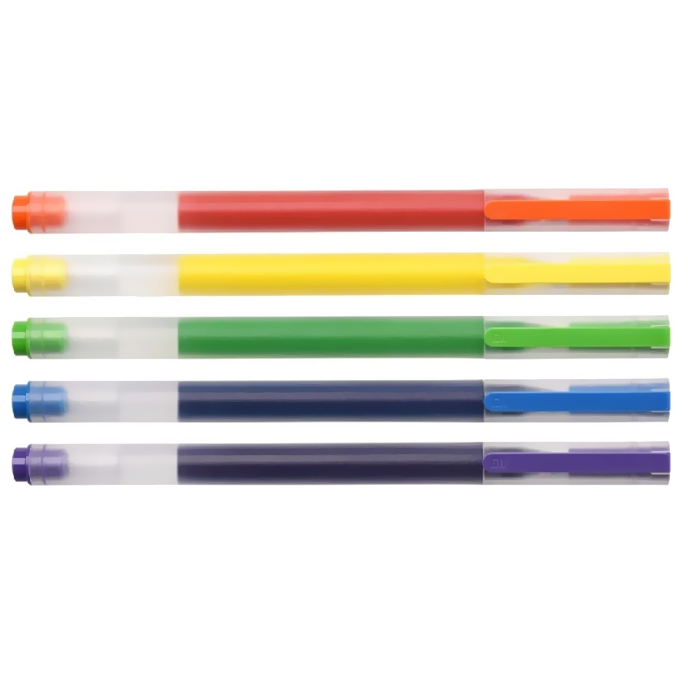 Caneta Xiaomi Mi High Capacity Gel Pen MJZXB03WCHW - Kit com 5