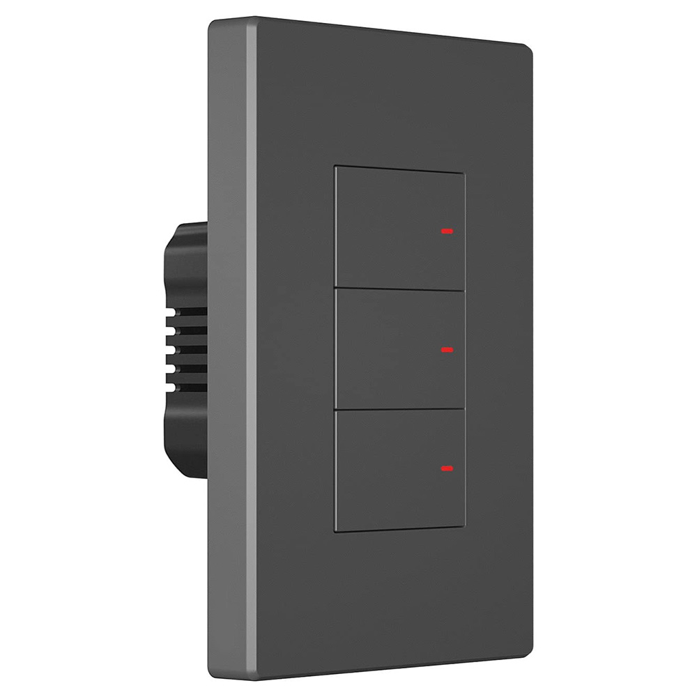 Interruptor Sonoff M5-3C-120 Wifi / Smart / Alexa / Ok Google - Cinza