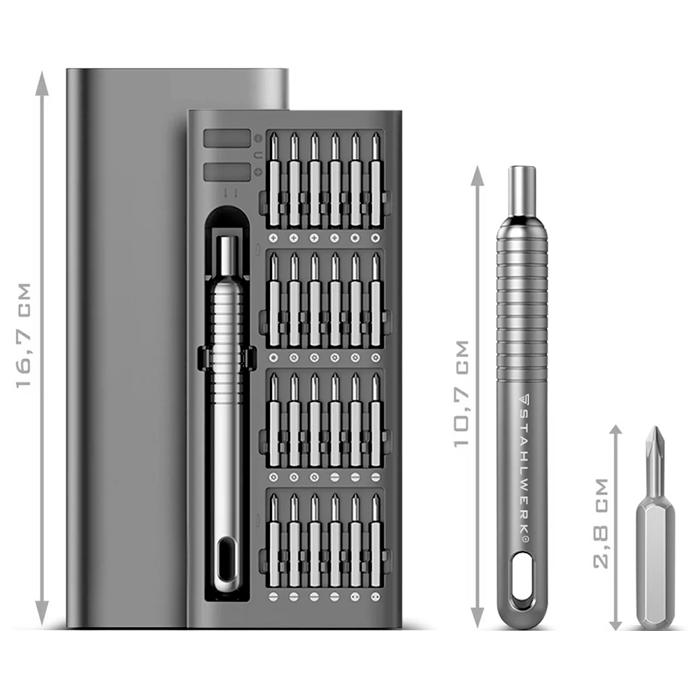 Kit de Ferramentas Satellite A-KS514 Precision Screwdriver Set - Cinza