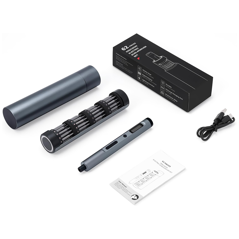 Kit de Ferramentas Satellite A-KS62 Precision Screwdriver Set - Cinza